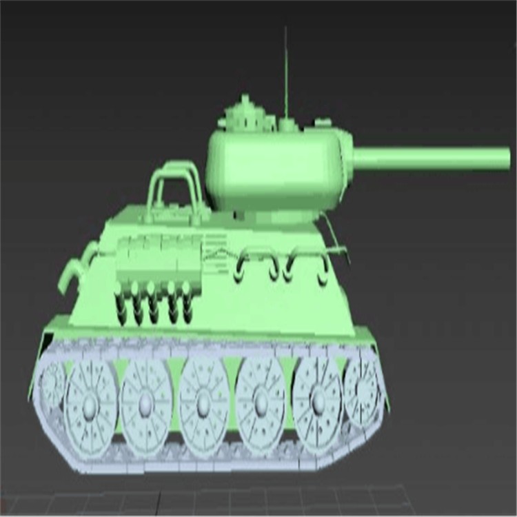 镜铁区充气军用坦克模型